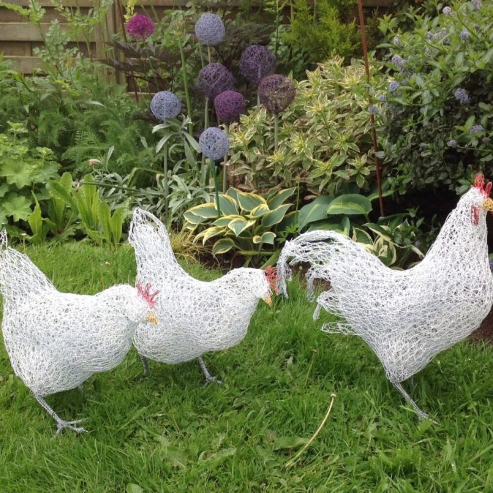 Make a Wire Hen at Stillingfleet Lodge Gardens